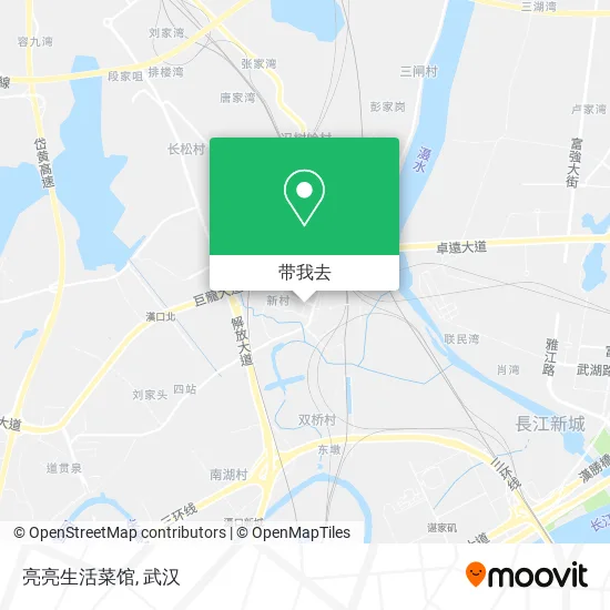 亮亮生活菜馆地图