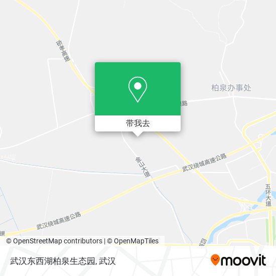 武汉东西湖柏泉生态园地图