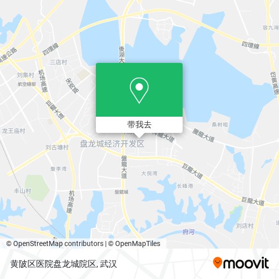 黄陂区医院盘龙城院区地图