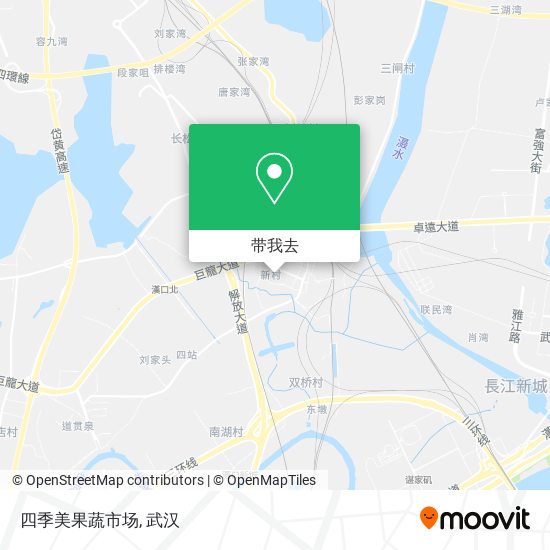 四季美果蔬市场地图