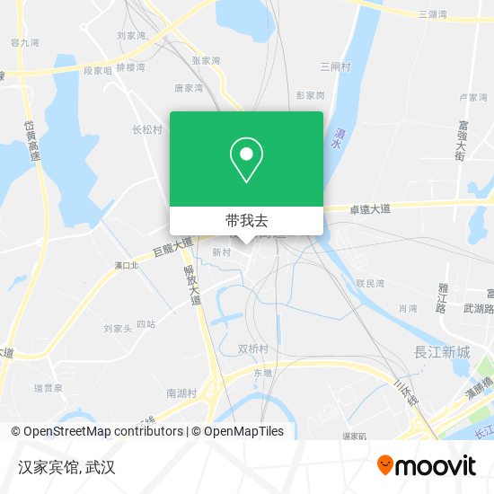 汉家宾馆地图