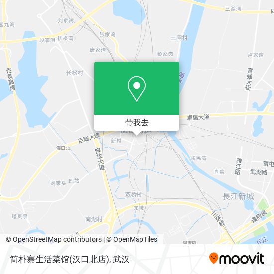 简朴寨生活菜馆(汉口北店)地图