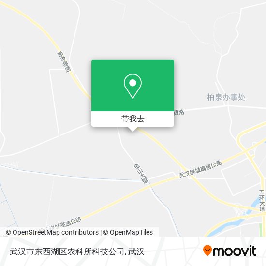 武汉市东西湖区农科所科技公司地图