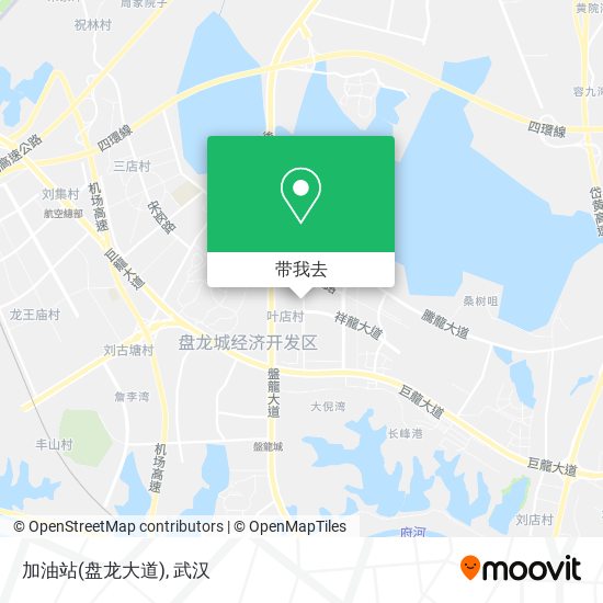 加油站(盘龙大道)地图