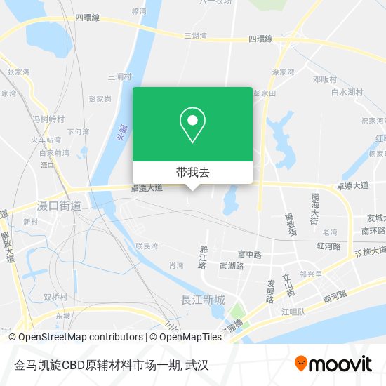 金马凯旋CBD原辅材料市场一期地图