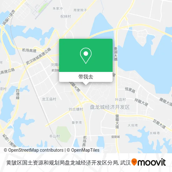 黄陂区国土资源和规划局盘龙城经济开发区分局地图