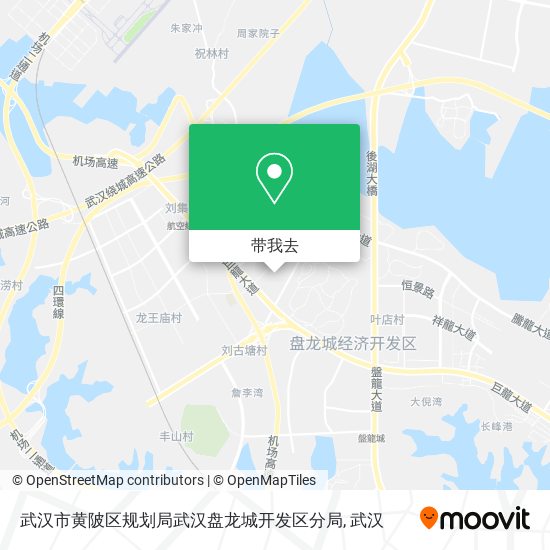 武汉市黄陂区规划局武汉盘龙城开发区分局地图
