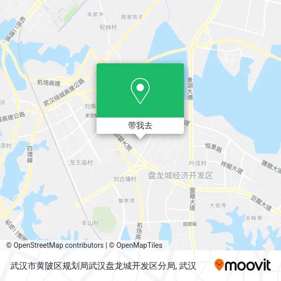 武汉市黄陂区规划局武汉盘龙城开发区分局地图