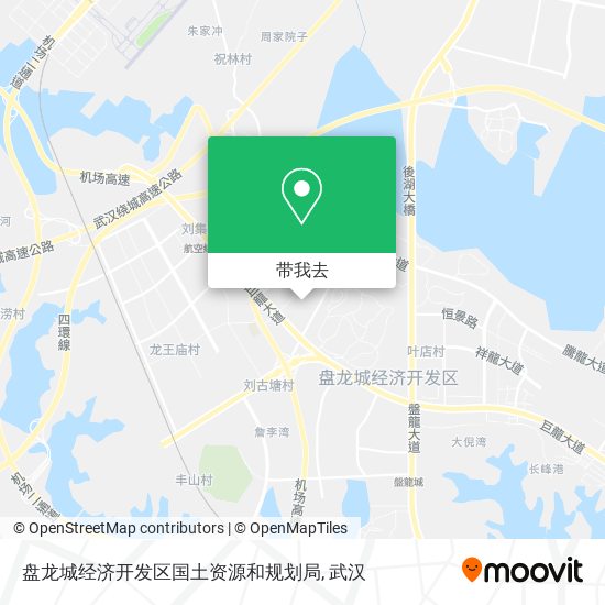 盘龙城经济开发区国土资源和规划局地图