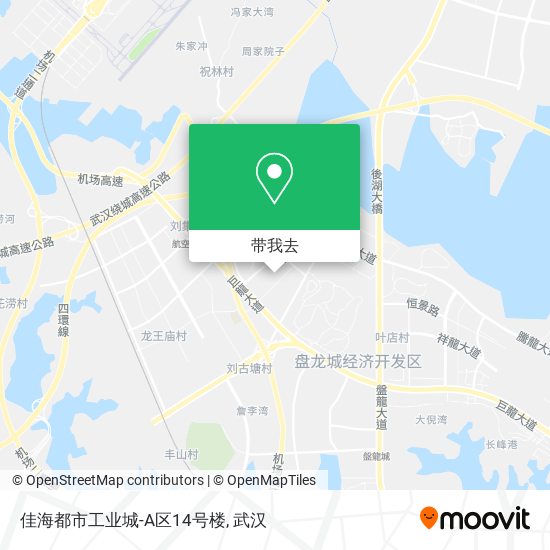 佳海都市工业城-A区14号楼地图