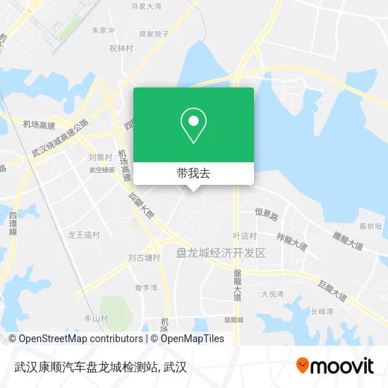 武汉康顺汽车盘龙城检测站地图