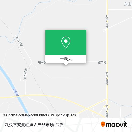 武汉辛安渡红旗农产品市场地图