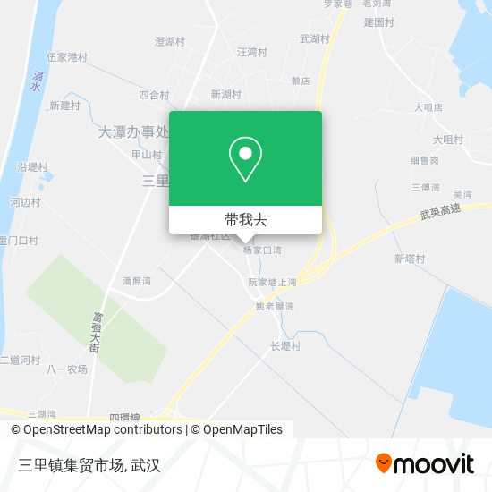 三里镇集贸市场地图
