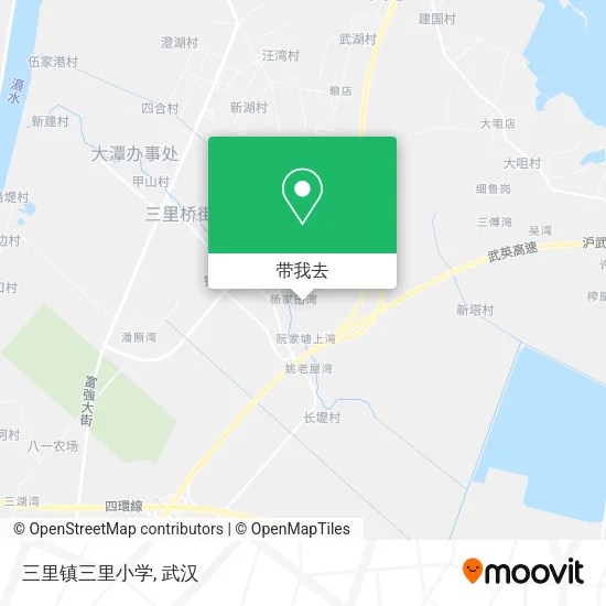 三里镇三里小学地图