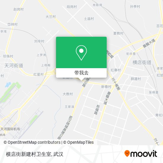 横店街新建村卫生室地图