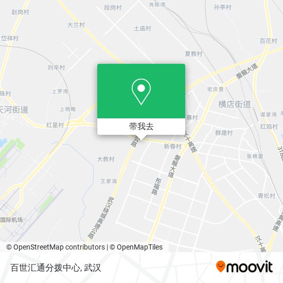 百世汇通分拨中心地图