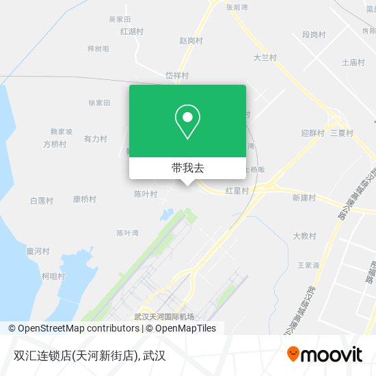 双汇连锁店(天河新街店)地图