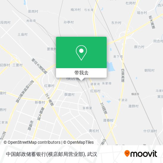 中国邮政储蓄银行(横店邮局营业部)地图