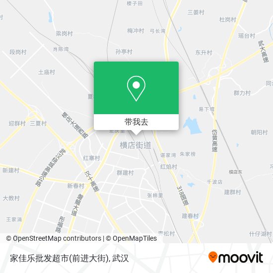 家佳乐批发超市(前进大街)地图