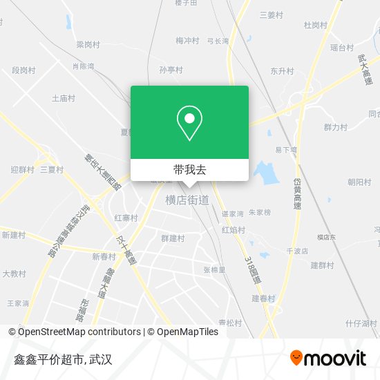鑫鑫平价超市地图