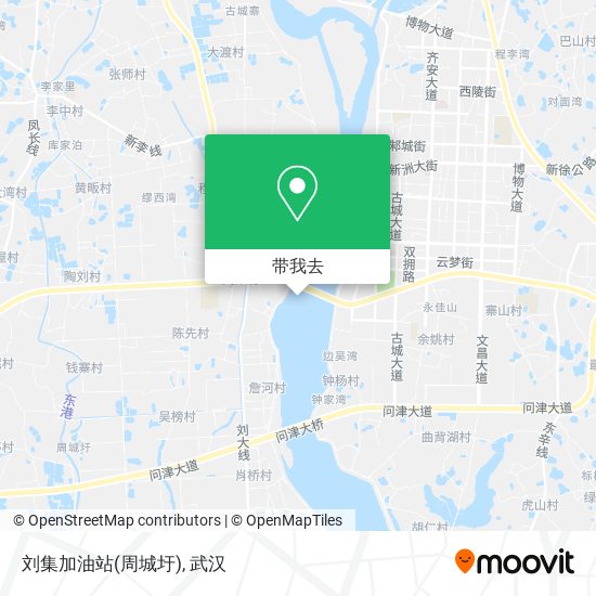 刘集加油站(周城圩)地图