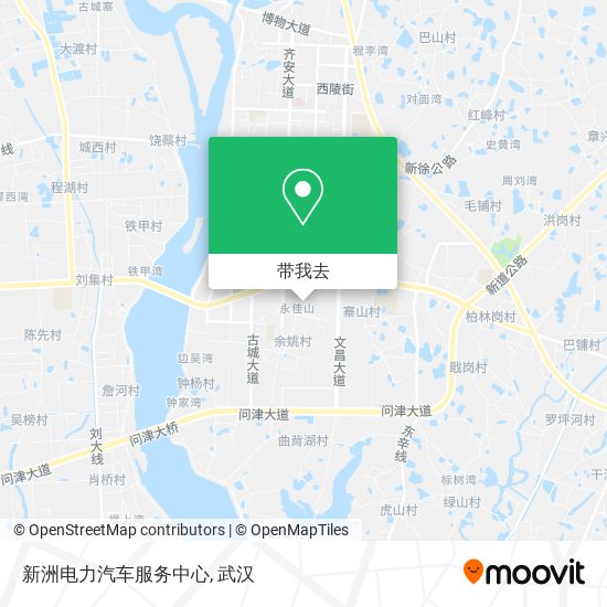 新洲电力汽车服务中心地图