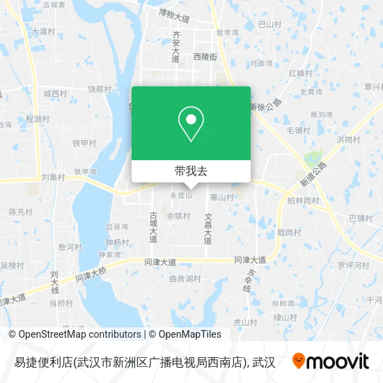 易捷便利店(武汉市新洲区广播电视局西南店)地图