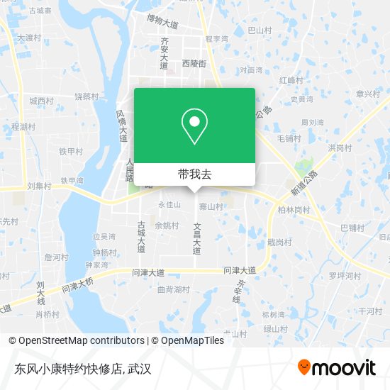 东风小康特约快修店地图