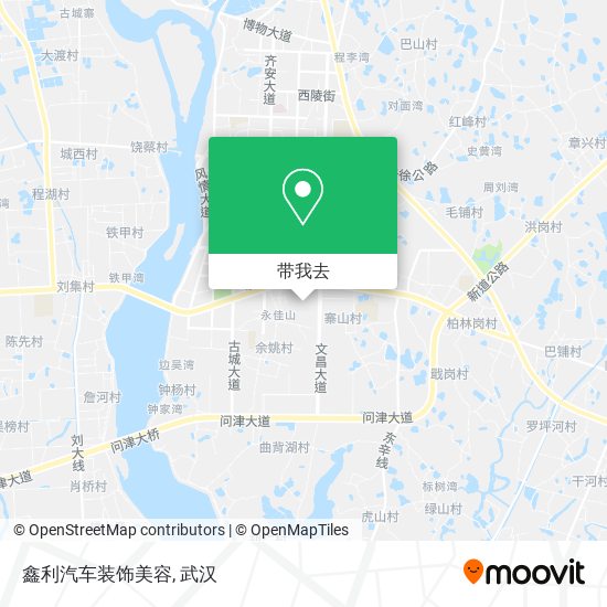鑫利汽车装饰美容地图