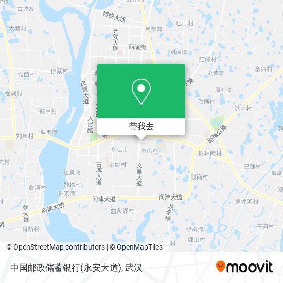 中国邮政储蓄银行(永安大道)地图