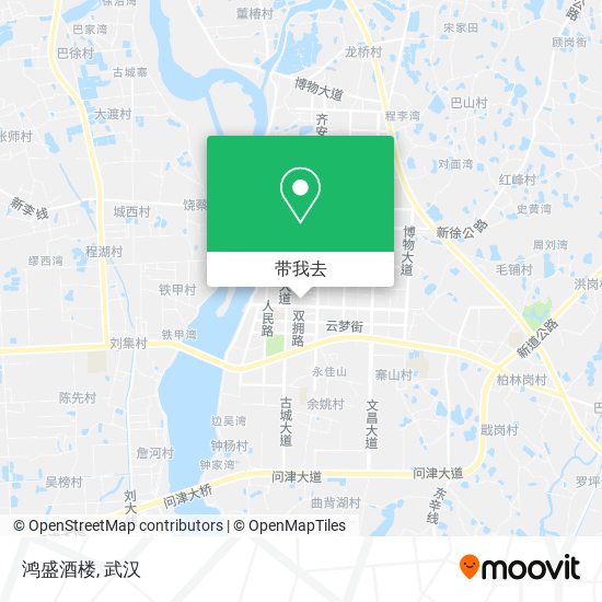 鸿盛酒楼地图