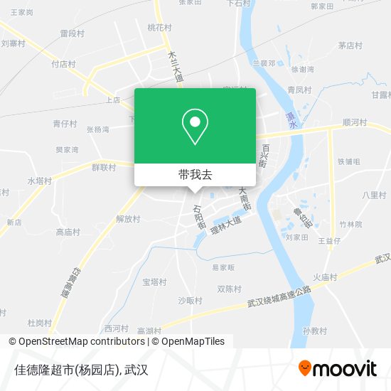 佳德隆超市(杨园店)地图