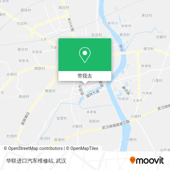 华联进口汽车维修站地图