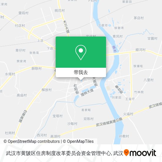 武汉市黄陂区住房制度改革委员会资金管理中心地图
