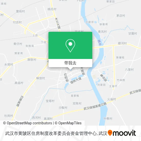 武汉市黄陂区住房制度改革委员会资金管理中心地图