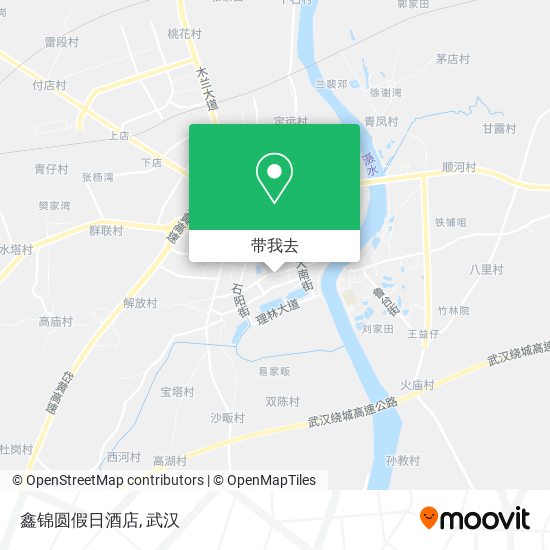鑫锦圆假日酒店地图