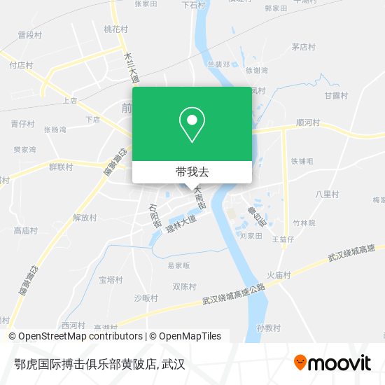 鄂虎国际搏击俱乐部黄陂店地图