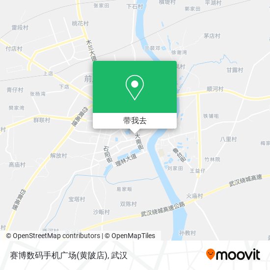 赛博数码手机广场(黄陂店)地图