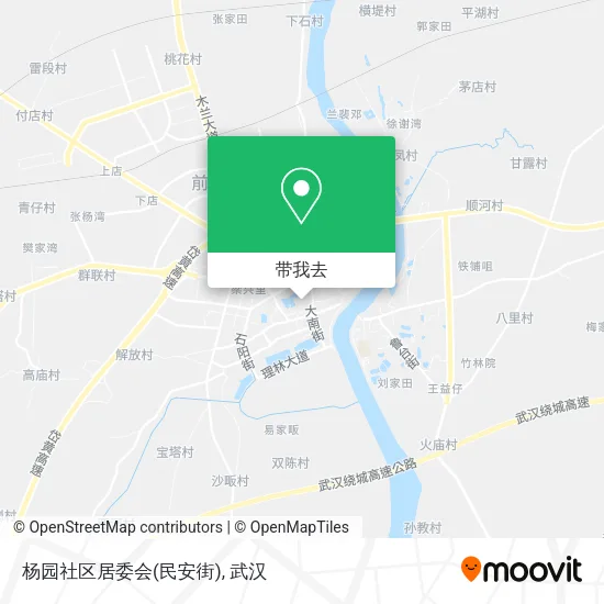 杨园社区居委会(民安街)地图