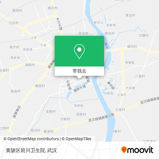 黄陂区前川卫生院地图