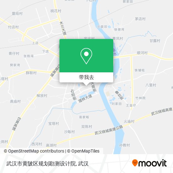 武汉市黄陂区规划勘测设计院地图