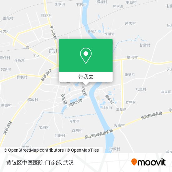 黄陂区中医医院-门诊部地图