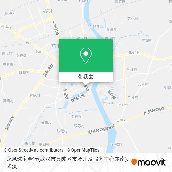 龙凤珠宝金行(武汉市黄陂区市场开发服务中心东南)地图
