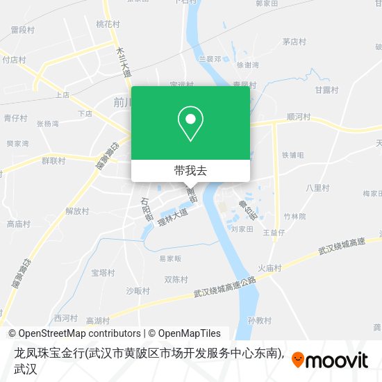 龙凤珠宝金行(武汉市黄陂区市场开发服务中心东南)地图
