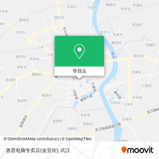 惠普电脑专卖店(金堂街)地图