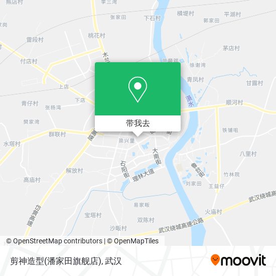 剪神造型(潘家田旗舰店)地图