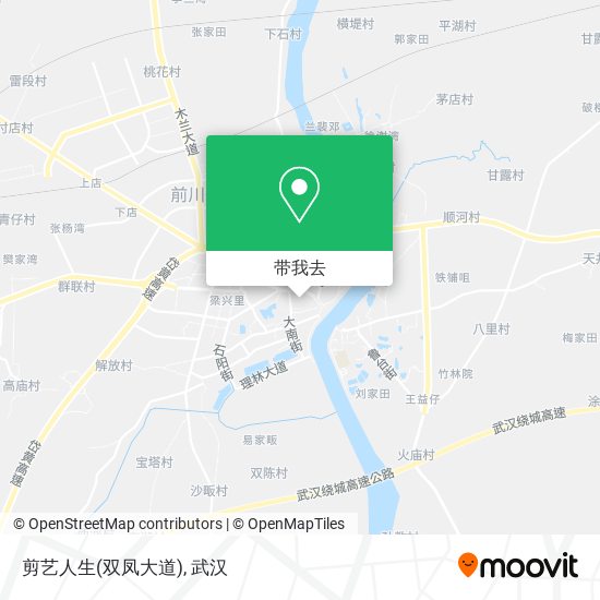 剪艺人生(双凤大道)地图