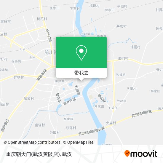 重庆朝天门(武汉黄陂店)地图