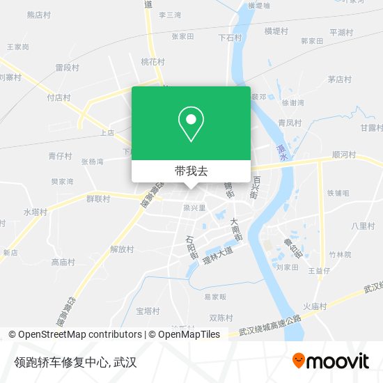 领跑轿车修复中心地图