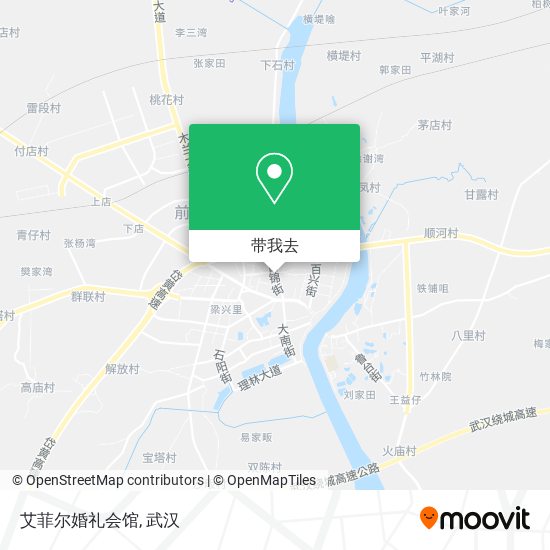 艾菲尔婚礼会馆地图